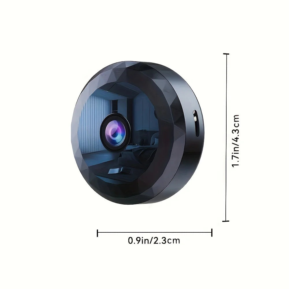 Wireless Mini WiFi Security Camera with Night Vision Motion Detection